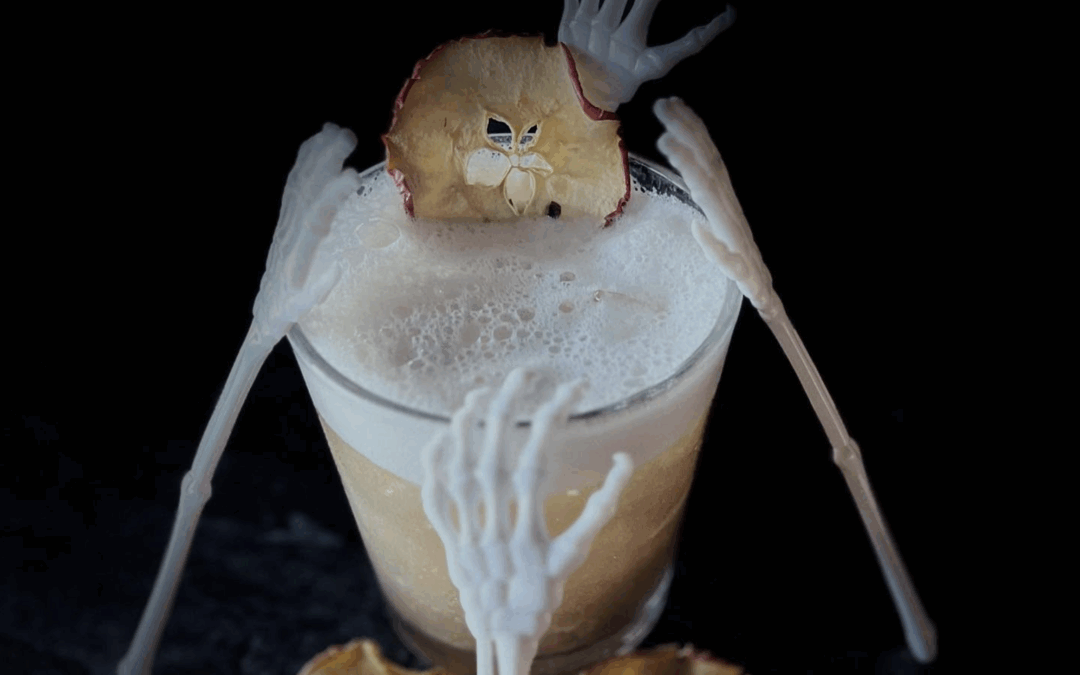 The Undead Tombstone:  Halloween Cocktail